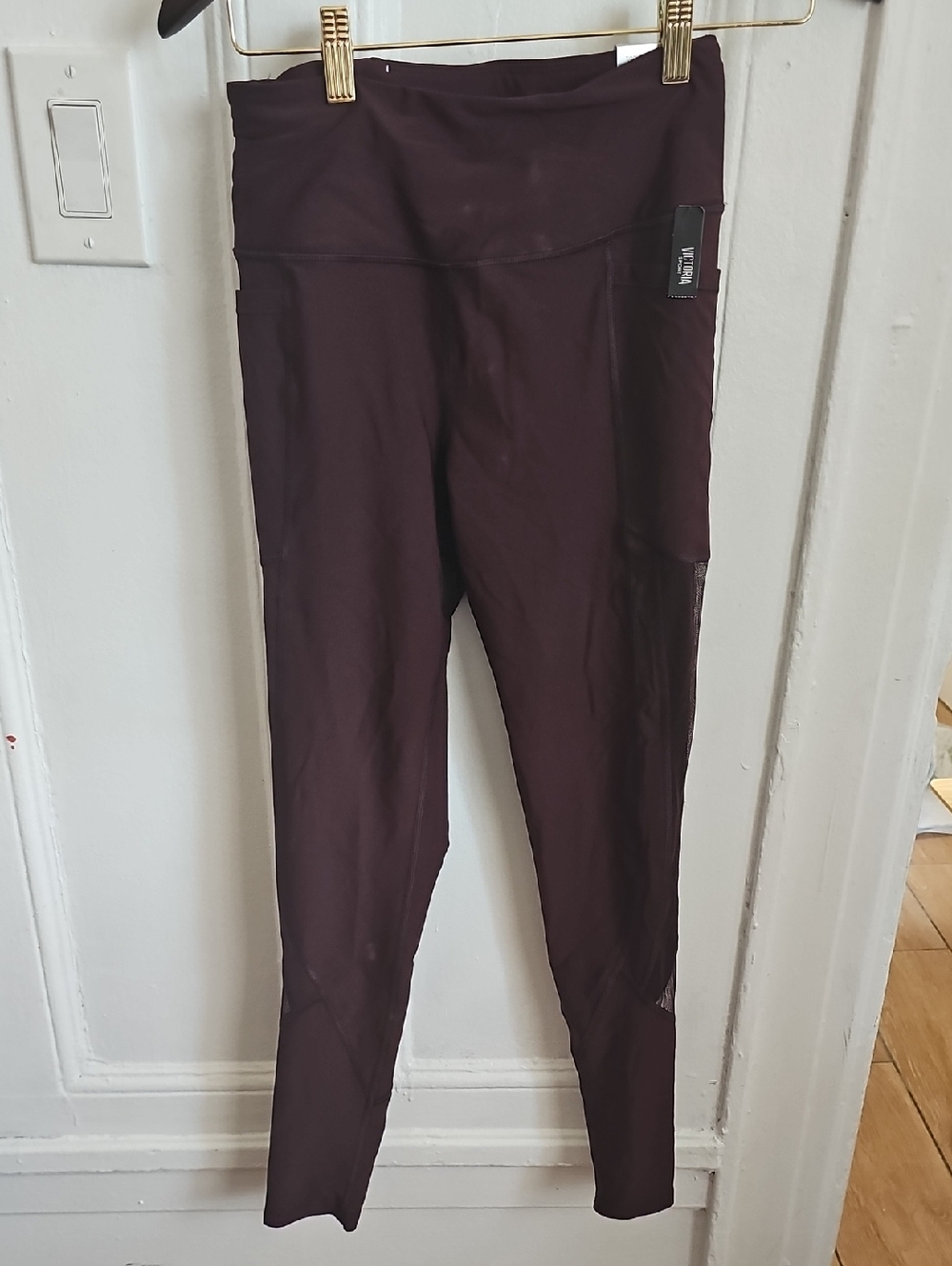 Victoria's Secret Deep Plum High-Rise Leggings